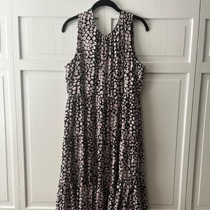 NWT J. Crew tiered floral dress womens size large spring dress